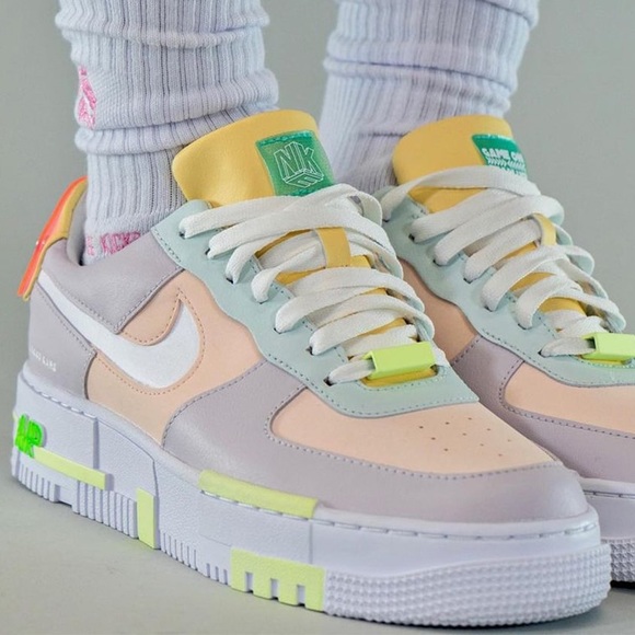 NIKE Air Force 1 Pixel Sneakers Shoes Shoe New Pastels - Picture 9 of 9